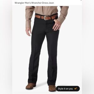 Wrangler Men's Wrancher Dress Jean Size 36x30 NWT #Lux-E